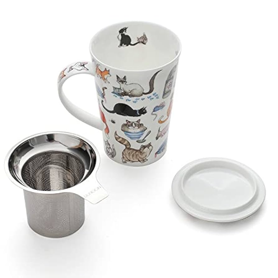 Amazon.co.jp: ダヌーン(Dunoon) マグ SHETLAND SET 猫の合唱(蓋